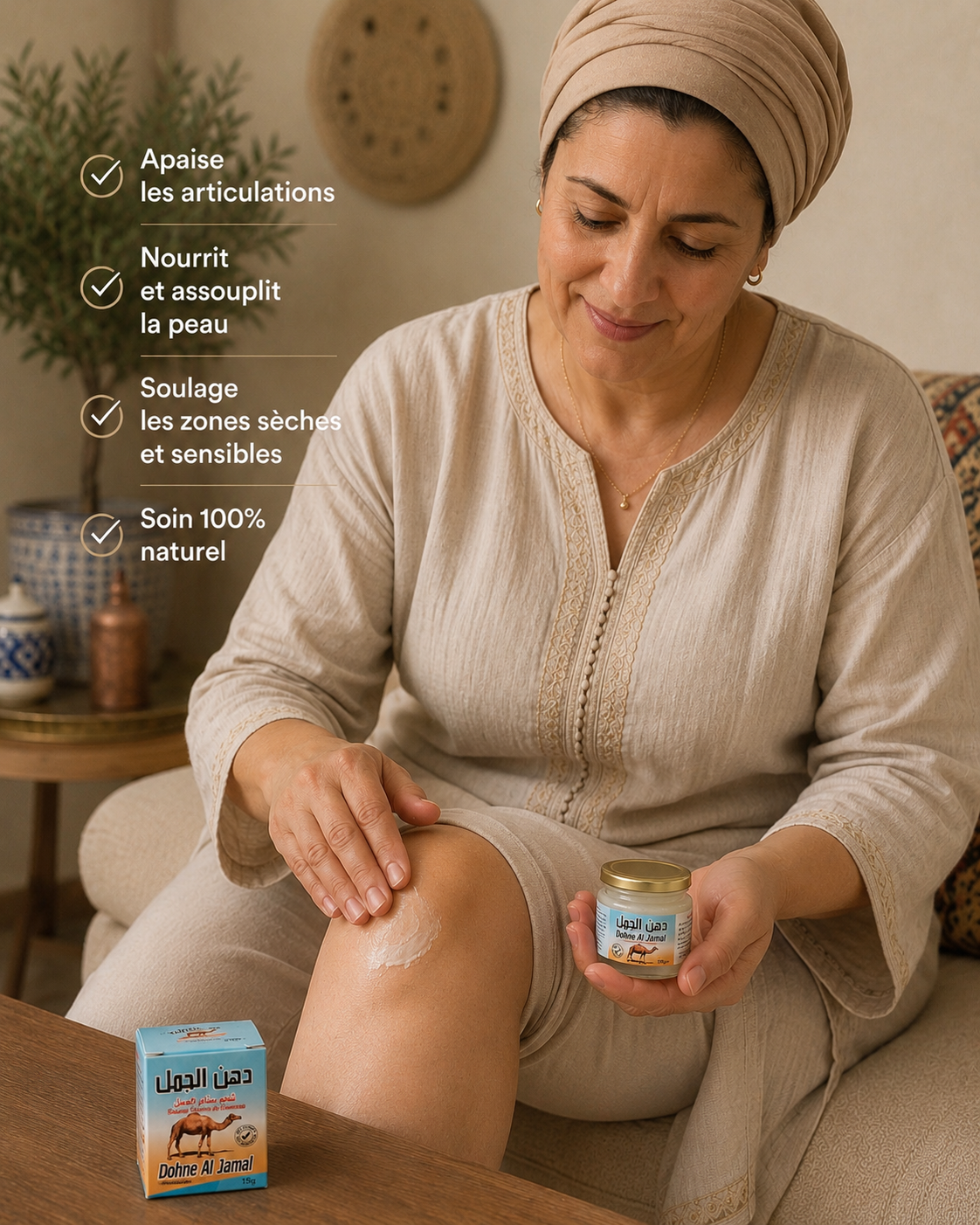 Baume Graisse de Chameau – Soulagement Musculaire & Articulaire Nature