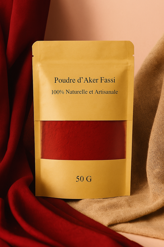 🌺 Poudre d’Aker Fassi – Le secret beauté ancestral du Maroc 50g